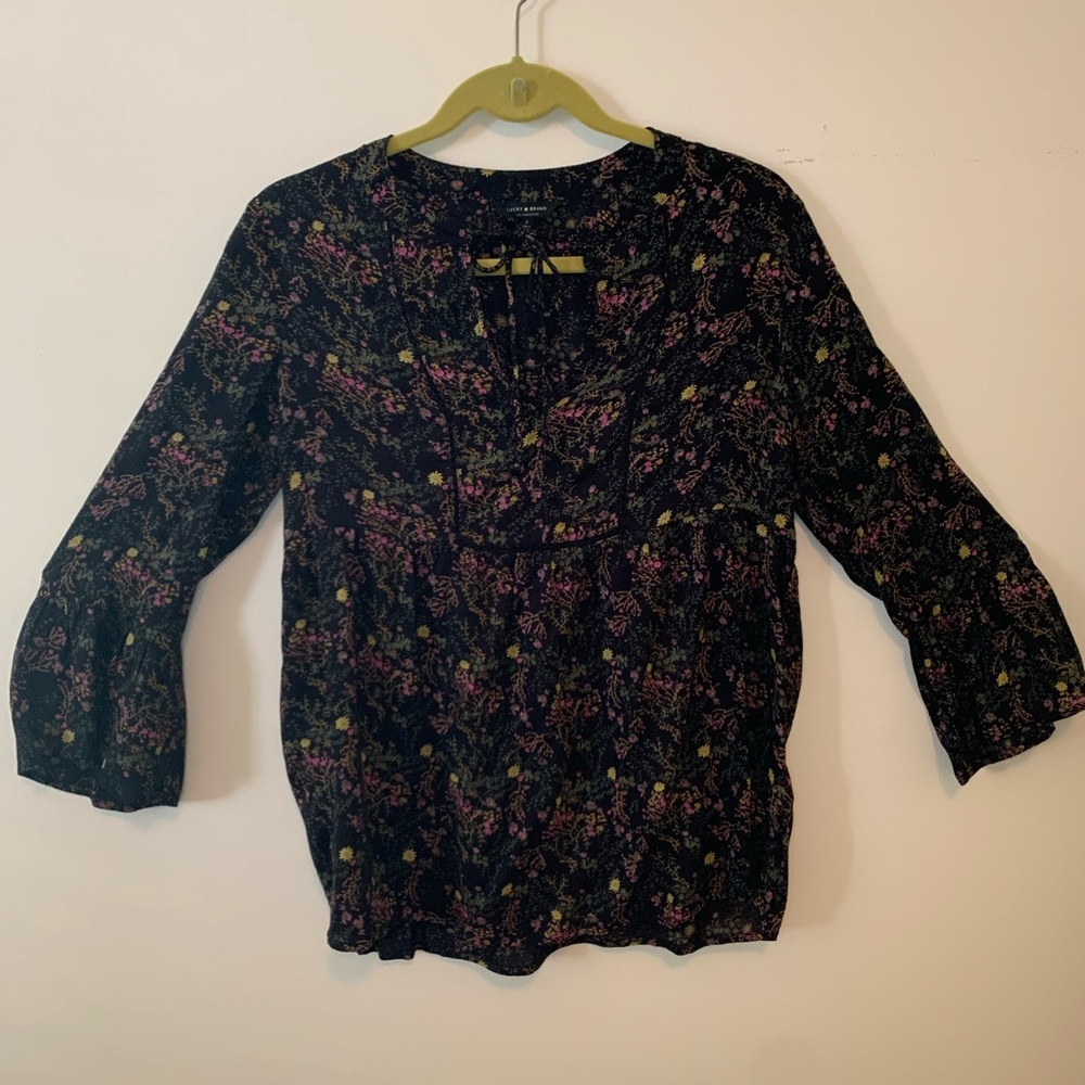 Lucky brand peasant top